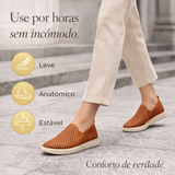 Tênis em Couro Feminino Bottero Twist – de pés cansados a passos leves.